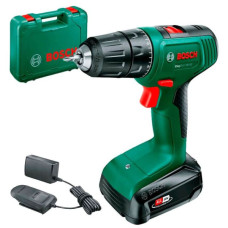 Акумуляторний дриль-шуруповерт Bosch EasyDrill 18V-40, акб 2 Ah і з/п, у кейсі