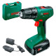 Акумуляторний дриль-шуруповерт Bosch EasyDrill 18V-40, акб 2 Ah і з/п, у кейсі