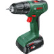 Акумуляторний дриль-шуруповерт Bosch EasyDrill 18V-40, акб 2 Ah і з/п, у кейсі