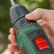 Акумуляторний дриль-шуруповерт Bosch EasyDrill 18V-40, акб 2 Ah і з/п, у кейсі