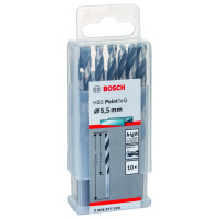 Свердло по металу Bosch HSS PointTeQ, DIN 338, 135°, 5.5х57х93 мм, 10 шт