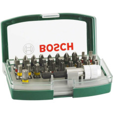 Набір біт Bosch Colored з кольоровим маркуванням і тримачем, 32 шт