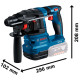 Акумуляторний перфоратор Bosch GBH 185-Li Professional, без акб і з/п, у картоні