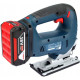 Акумуляторний лобзик Bosch GST 185-LI Professional, акб 4 Ah і з/п, в кейсі