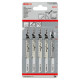Пилка для лобзика Bosch T 101 BR, 2.5х100 мм, 5 шт