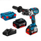 Акумуляторний дриль-шуруповерт Bosch GSR 18V-110 C Professional, 2 акб GBA 18V 5 Ah і з/п, в L-BOXX 136