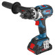 Акумуляторний дриль-шуруповерт Bosch GSR 18V-110 C Professional, 2 акб GBA 18V 5 Ah і з/п, в L-BOXX 136