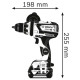 Акумуляторний дриль-шуруповерт Bosch GSR 18V-110 C Professional, 2 акб GBA 18V 5 Ah і з/п, в L-BOXX 136