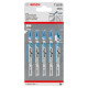 Пилка для лобзика Bosch T 118 B, 1.9-2.3х92 мм, 5 шт