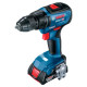 Акумуляторний дриль-шуруповерт Bosch GSR 18V-50 Professional, 1 акб GBA 18V 5 Ah, 1 акб GBA 18V 2 Ah і з/п, у кейсі