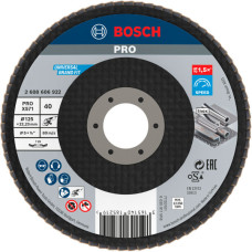Пелюстковий шліфувальний круг Bosch PRO X571 125х22.23 мм G40