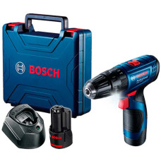 Акумуляторний ударний дриль-шуруповерт Bosch GSB 120-LI Professional, 2 акб GBA 12V 2 Ah і з/п, у кейсі