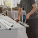 Акумуляторний ударний дриль-шуруповерт Bosch GSB 120-LI Professional, 2 акб GBA 12V 2 Ah і з/п, у кейсі