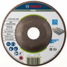 Зачисний круг Bosch PRO Stainless Steel 125х6х22.23 мм