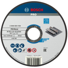 Круг відрізний Bosch PRO Metal 125×1.6×22.23 мм