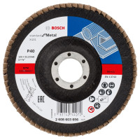 Пелюстковий шліфувальний круг Bosch Standard for Metal X431 125x22.23 мм К40