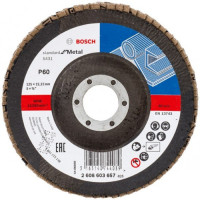 Пелюстковий шліфувальний круг Bosch Standard for Metal X431 125x22.23 мм К60