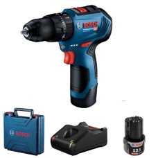 Акумуляторний ударний дриль-шуруповерт Bosch GSB 12V-30 Professional, 2 акб GBA 12 V 2 Ah і з/п, у кейсі