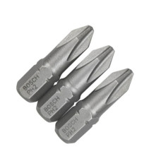 Біта Bosch Extra Hart PH2, 1/4" 25 мм 3 шт