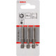Біта Bosch Extra Hart PH2, 1/4" 49 мм 3 шт