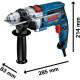 Дриль ударний Bosch GSB 16 RE ШЗП Professional в кейсі