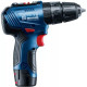 Акумуляторний ударний дриль-шуруповерт Bosch GSB 12V-30 Professional, без акб і з/п, у картоні