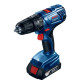 Акумуляторний ударний дриль-шуруповерт Bosch GSB 180-LI Professional, 2 акб GBA 18 V 2 Ah і з/п, у кейсі