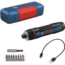 Акумуляторна електровикрутка Bosch GO 3 Professional, у кейсі з USB-C зарядкою