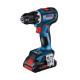 Акумуляторний дриль-шуруповерт Bosch GSR 18V-90 C Professional, 2 акб GBA 18V 5.0 Ah і з/п GAL 18V-40, у L-BOXX 136
