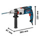 Дриль ударний Bosch GSB 21-2 RCT ШЗП Professional в кейсі