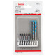 Набір свердел Bosch Hex-9 MultiConstruction і біт, 8шт