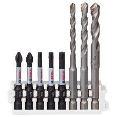 Набір свердел Bosch Impact Control Hex-9 Ceramic і біт, 8шт