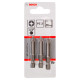 Біта Bosch Extra-Hart PZ2, 49 мм, 3 шт
