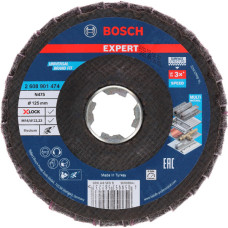 Пелюстковий шліфувальний круг Bosch Expert N475 SCM X-Lock 125х22.23 мм середнє зерно