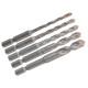 Набір свердел Bosch Hex-9 Ceramic 4, 5, 6, 8, 10 мм