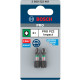 Ударна біта Bosch Impact Control PZ2 25 мм, 2 шт