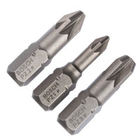 Біти Bosch Extra Hart PZ1, PZ2, PZ3 25 мм, 3 шт