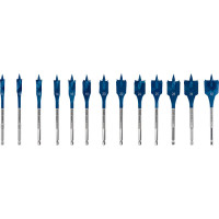 Набір перових свердел Bosch Expert SelfCut Speed 10, 12, 13, 14, 16, 18, 20, 22, 24, 25, 28, 30, 32 мм, 13 шт