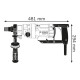 Дриль алмазного свердління Bosch GDB 180 WE Professional у кейсі