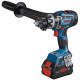 Акумуляторний дриль-шуруповерт Bosch GSR 18V-150 C Professional, 2 акб ProCORE18V 8.0 Ah, з/у GAL 1880 CV в L-BOXX 136