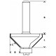 Фреза фасочна Bosch 8 мм 15.7×44×18.5×61 мм 45°