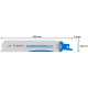 Пиляльне полотно Bosch PRO Medium-Thick Metal precise S937BEF, 150 мм, 5 шт