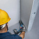 Акумуляторний шуруповерт Bosch GTB 185-LI Professional, 2 акб GBA 18V 2.0 Ah і з/п GAL 18V-20, з GMA 55 в кейсі