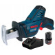 Акумуляторна шабельна пила Bosch GSA 12V-14 Professional з 1 акб GBA 12V 2 Ah, з/п GAL 12V-40 і 2 полотнами, в картоні