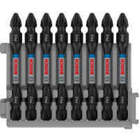 Набір ударних біт Bosch Pro Impact PH2, 65 мм, 8 шт
