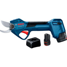 Акумуляторний садовий секатор Bosch Pro Pruner Professional, 2 акб GBA 12V 3.0Ah і з/п GAL 12V-20