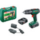 Акумуляторний ударний дриль-шуруповерт Bosch UniversalImpact 18V з 2 акб 1.5 Ah та з/п AL 1810 CV, у кейсі