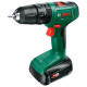 Акумуляторний ударний дриль-шуруповерт Bosch EasyImpact 18V-40 з акб PBA 18V 2Ah і з/в AL 18V-20, у кейсі