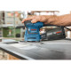 Вібраційна шліфувальна машина Bosch Professional GSS 160-1 A Multi, з набором шліфувальних пластин і аркушів, у кейсі