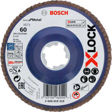 Пелюстковий шліфкруг Bosch PRO X571 125 мм G60 X-Lock